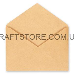 Конверт крафт C5, 80г/м2 мокрый клей