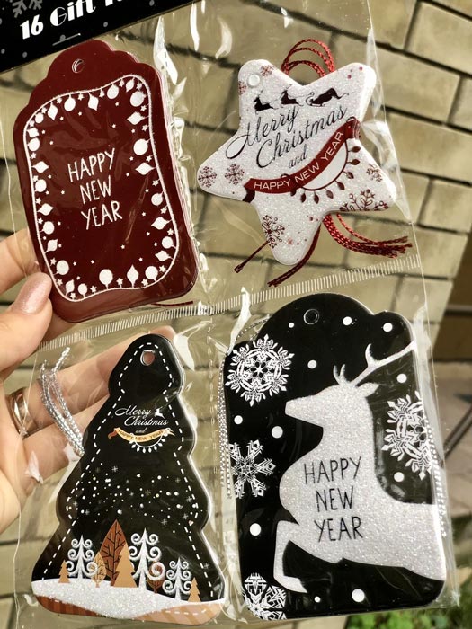 новогодние крафтовые бирки цена