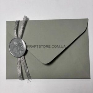 Конверт из дизайнеркского картона, С5, холодный камень