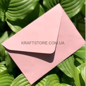 Конверт из дизайнеркского картона, С5, винтажная роза