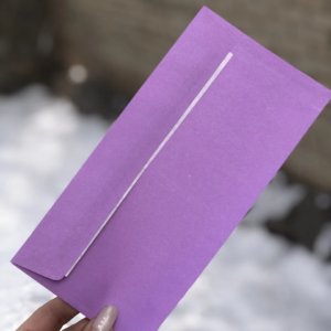 Конверт цветной СКЛ, DL, 80г/м2 - Фиолетовый