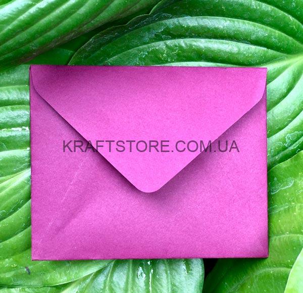 Конверт из крафт картона, мини, орхидея