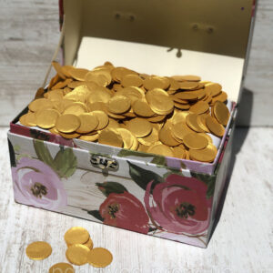 Конфетті, 50г, кружечки 25мм, щільні з шіммери