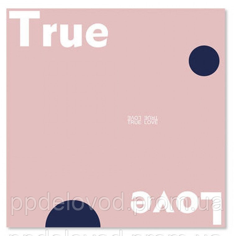Калька для цветов "True Love", винтажный розовый