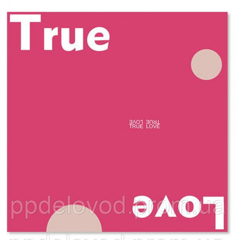 Калька для цветов "True Love", фуксия