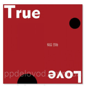 Калька для цветов "True Love", красный