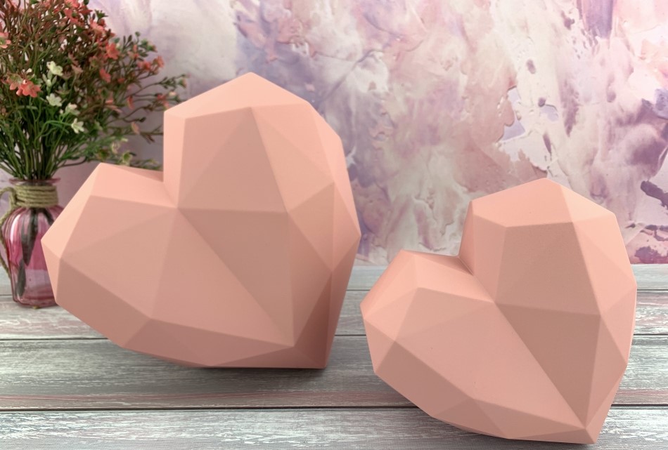 Пластиковая коробка в форме сердца "PRISM Love", большая 25x25x18см — изображение 3