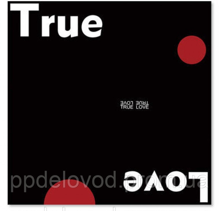 Калька для цветов "True Love", чёрный
